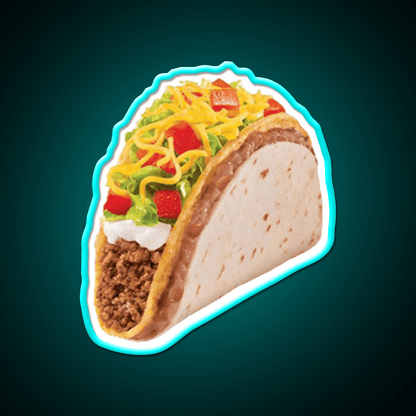 Taco 2 The Sequel Taco Led Neon Sign Mexican Food Sign Rgb Color - Shineneon