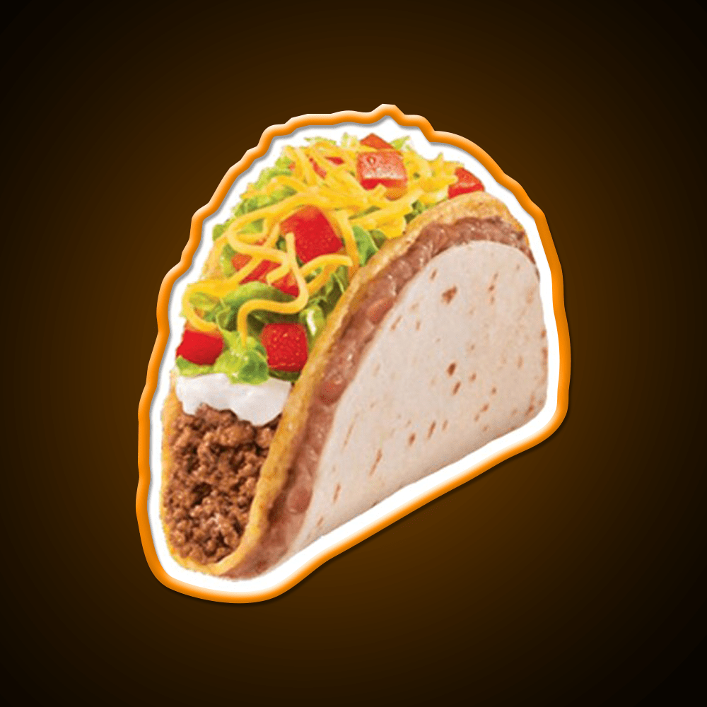 Taco 2 The Sequel Taco Led Neon Sign Mexican Food Sign Rgb Color - Shineneon
