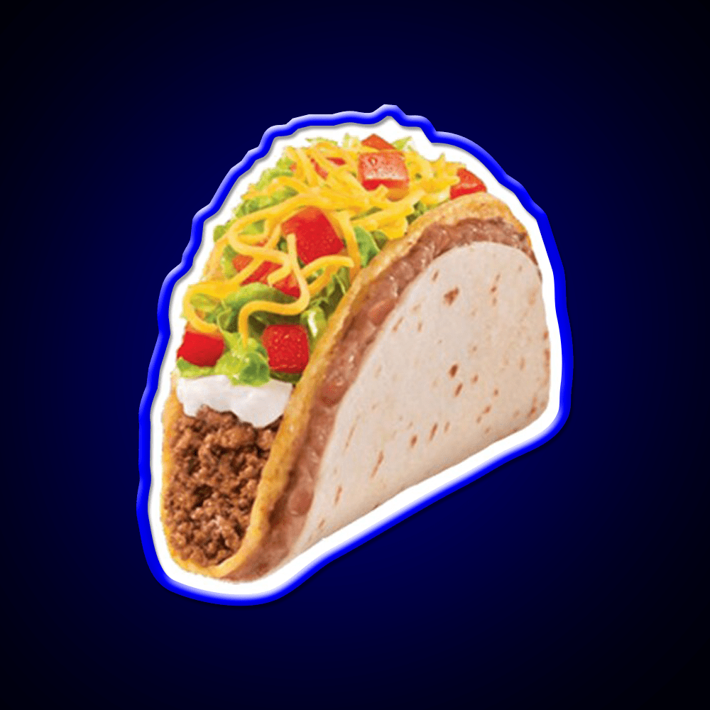 Taco 2 The Sequel Taco Led Neon Sign Mexican Food Sign Rgb Color - Shineneon