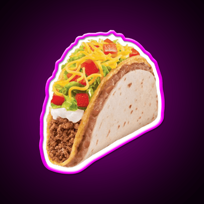 Taco 2 The Sequel Taco Led Neon Sign Mexican Food Sign Rgb Color - Shineneon