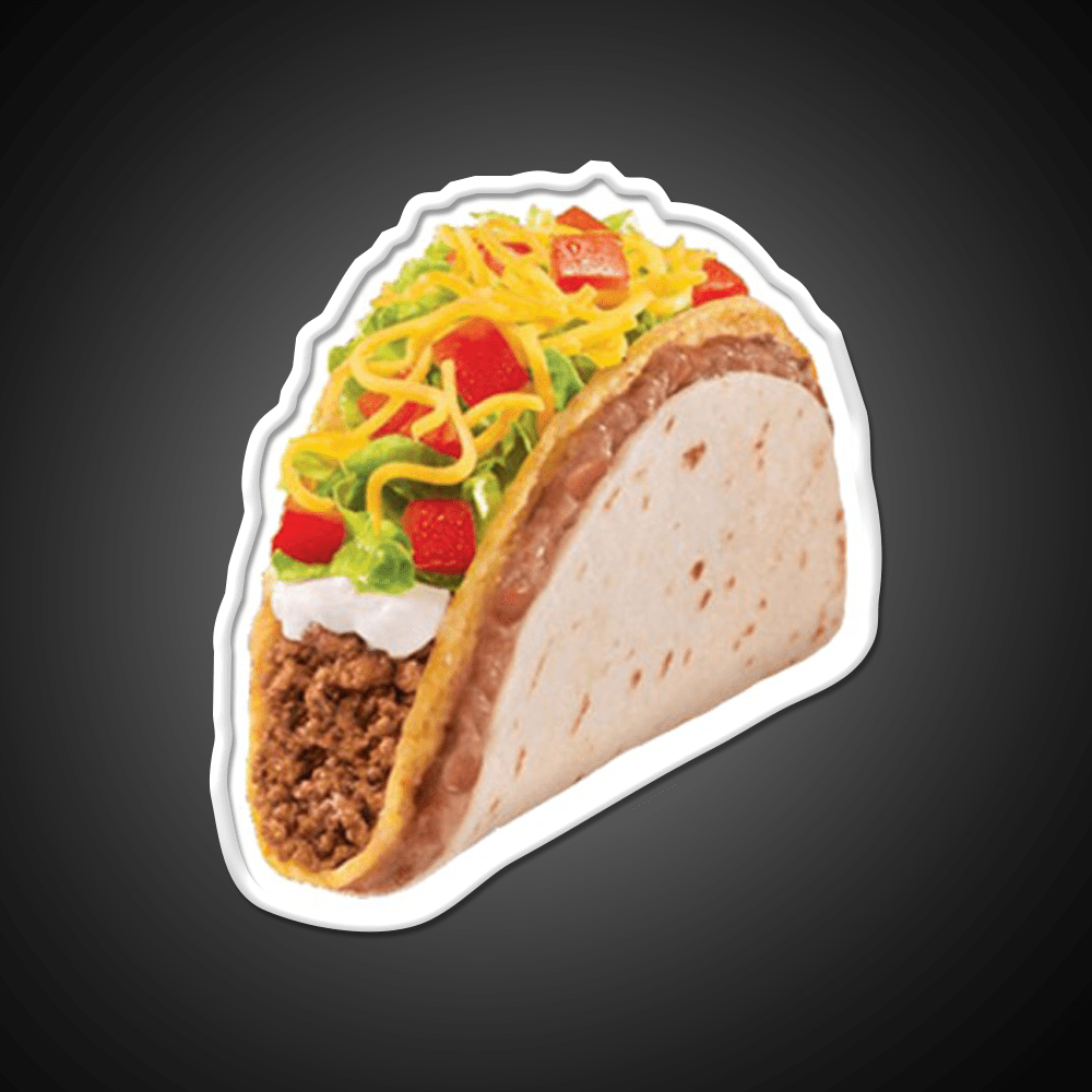 Taco 2 The Sequel Taco Led Neon Sign Mexican Food Sign Rgb Color - Shineneon
