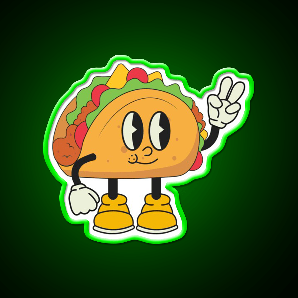 Taco Again Taco Led Neon Sign Mexican Food Sign Rgb Color - Shineneon