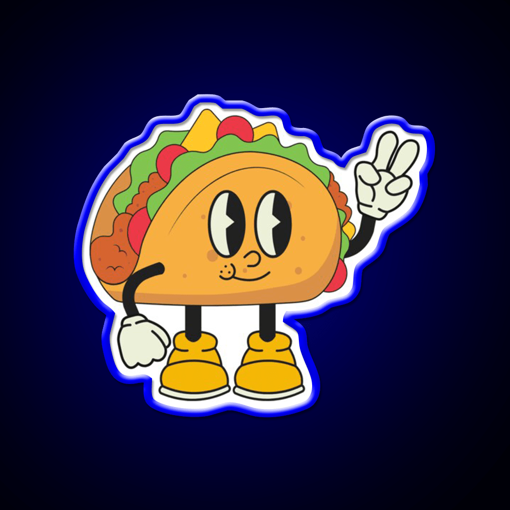 Taco Again Taco Led Neon Sign Mexican Food Sign Rgb Color - Shineneon