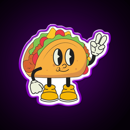 Taco Again Taco Led Neon Sign Mexican Food Sign Rgb Color - Shineneon