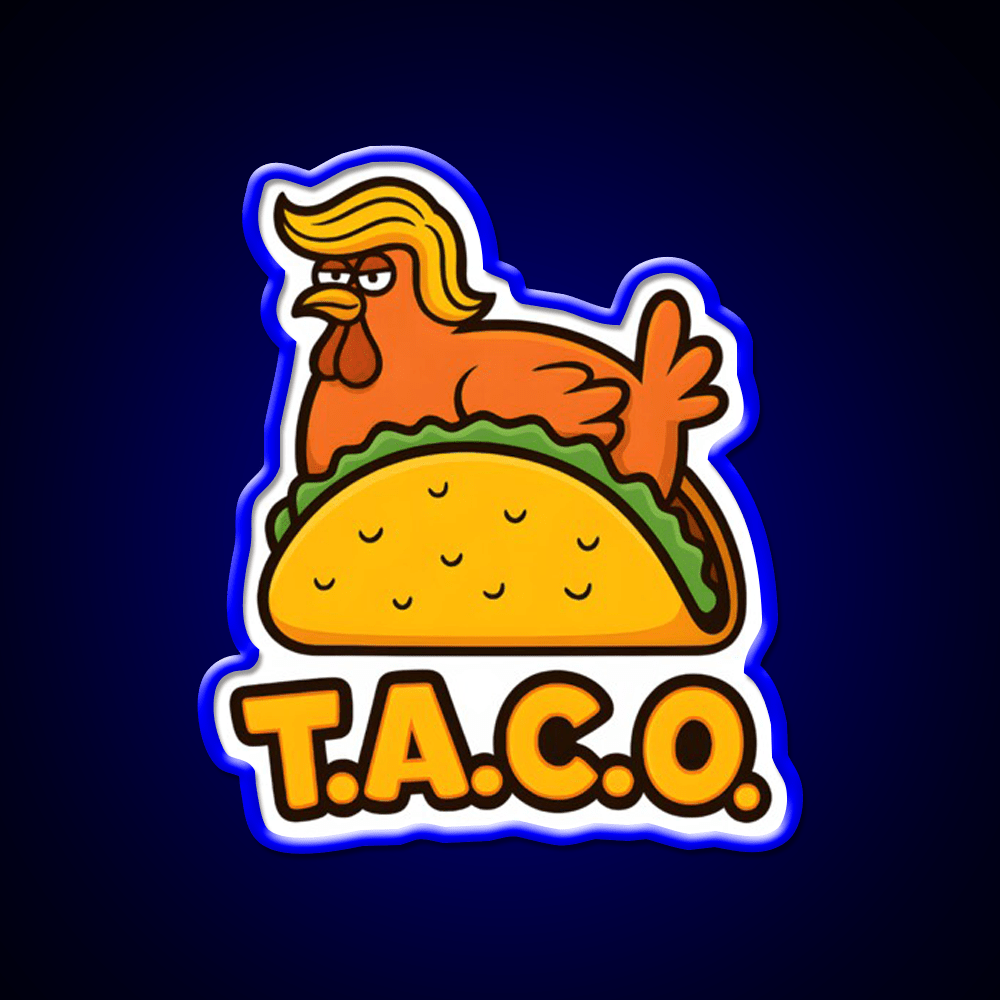 Taco Always Chickens Out Taco Led Neon Sign Mexican Food Sign Rgb Color - Shineneon