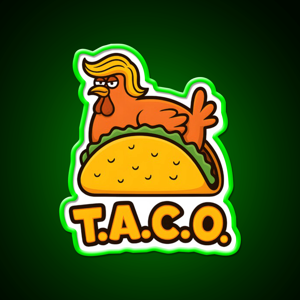 Taco Always Chickens Out Taco Led Neon Sign Mexican Food Sign Rgb Color - Shineneon