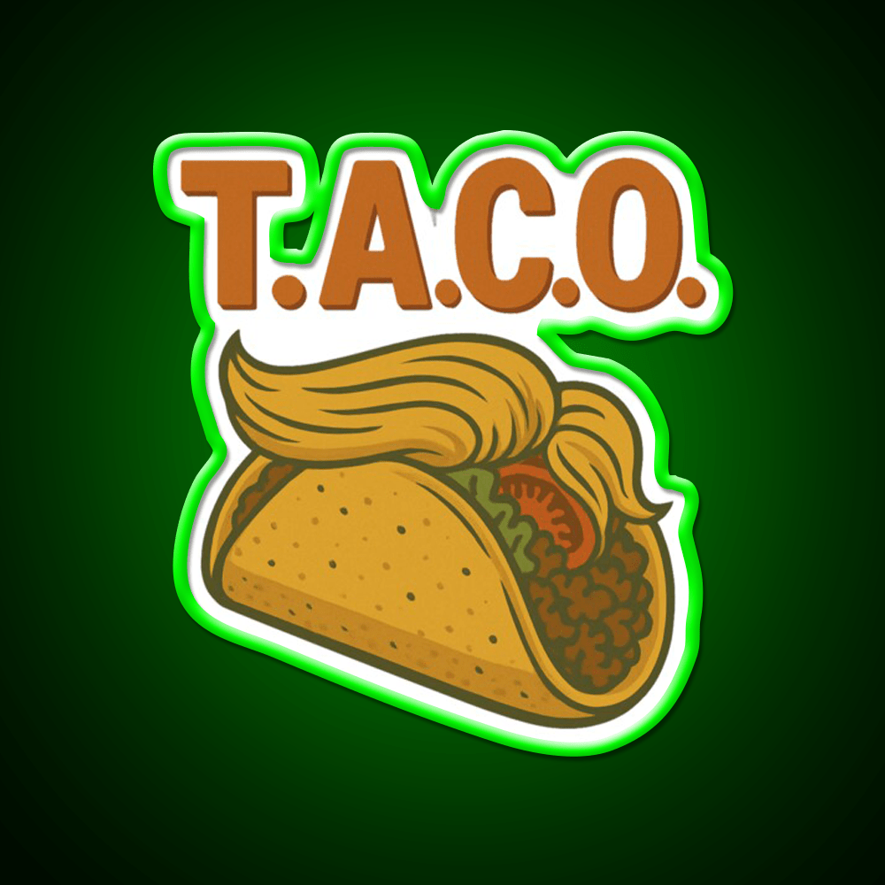 Taco Anti Trump Taco Led Neon Sign Mexican Food Sign Rgb Color - Shineneon