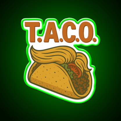 Taco Anti Trump Taco Led Neon Sign Mexican Food Sign Rgb Color - Shineneon