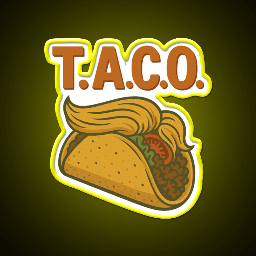 Taco Anti Trump Taco Led Neon Sign Mexican Food Sign Rgb Color - Shineneon