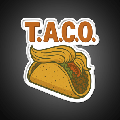 Taco Anti Trump Taco Led Neon Sign Mexican Food Sign Rgb Color - Shineneon