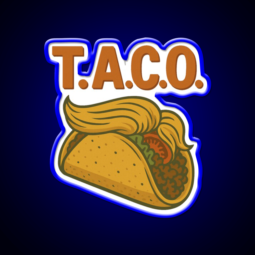 Taco Anti Trump Taco Led Neon Sign Mexican Food Sign Rgb Color - Shineneon