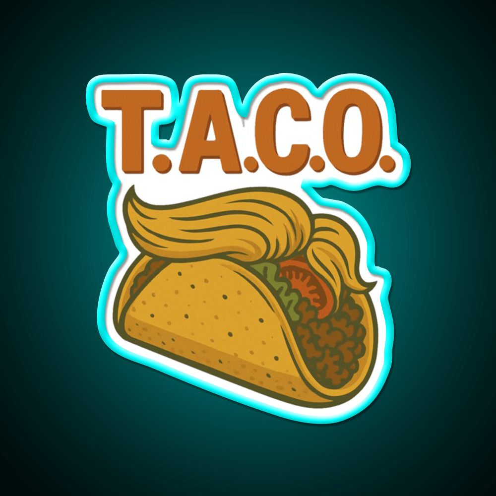 Taco Anti Trump Taco Led Neon Sign Mexican Food Sign Rgb Color - Shineneon