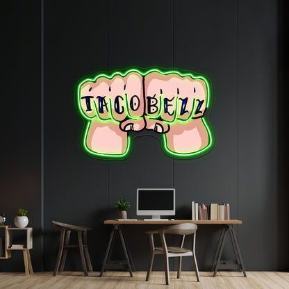 Taco Bell Artwork Neon Signs For Sale