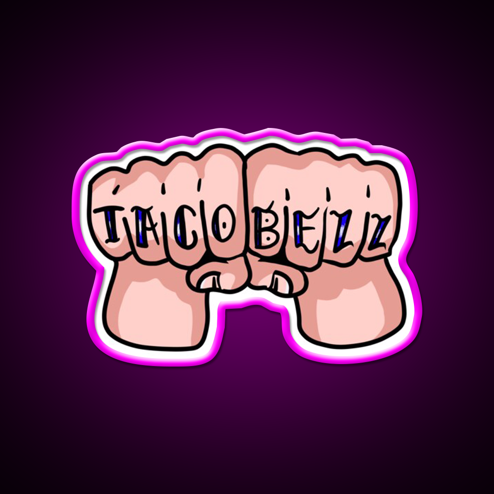 Taco Bell Fast Food Led Neon Sign For Burger Place Rgb Color