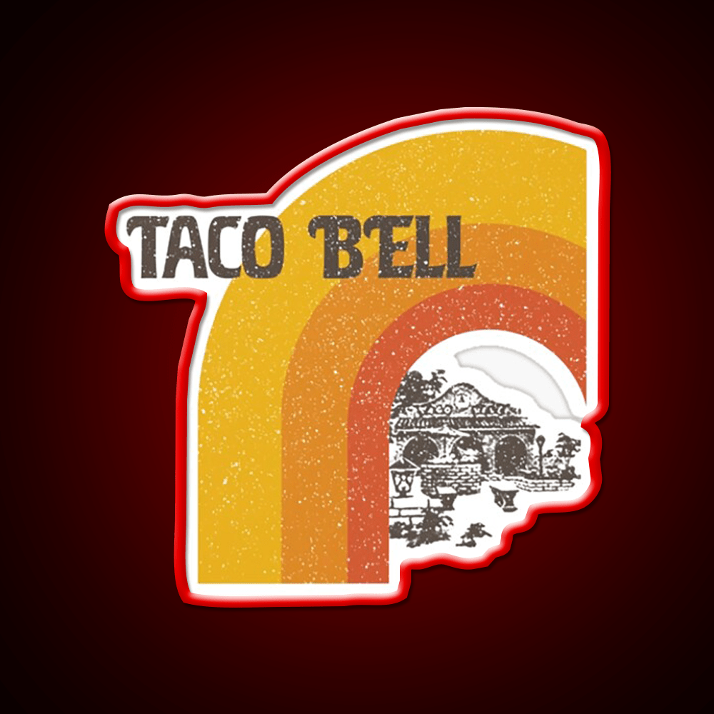 Taco Bell Fast Food Led Neon Sign For Burger Place Wall Art Rgb Color - Shineneon