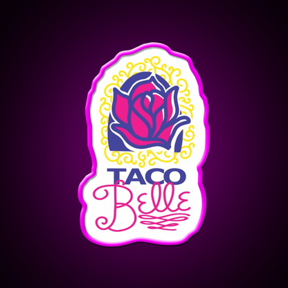 Taco Belle Fast Food Led Neon Sign For Burger Place Rgb Color - Shineneon