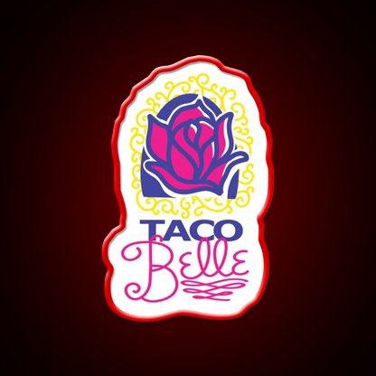 Taco Belle Fast Food Led Neon Sign For Burger Place Rgb Color - Shineneon