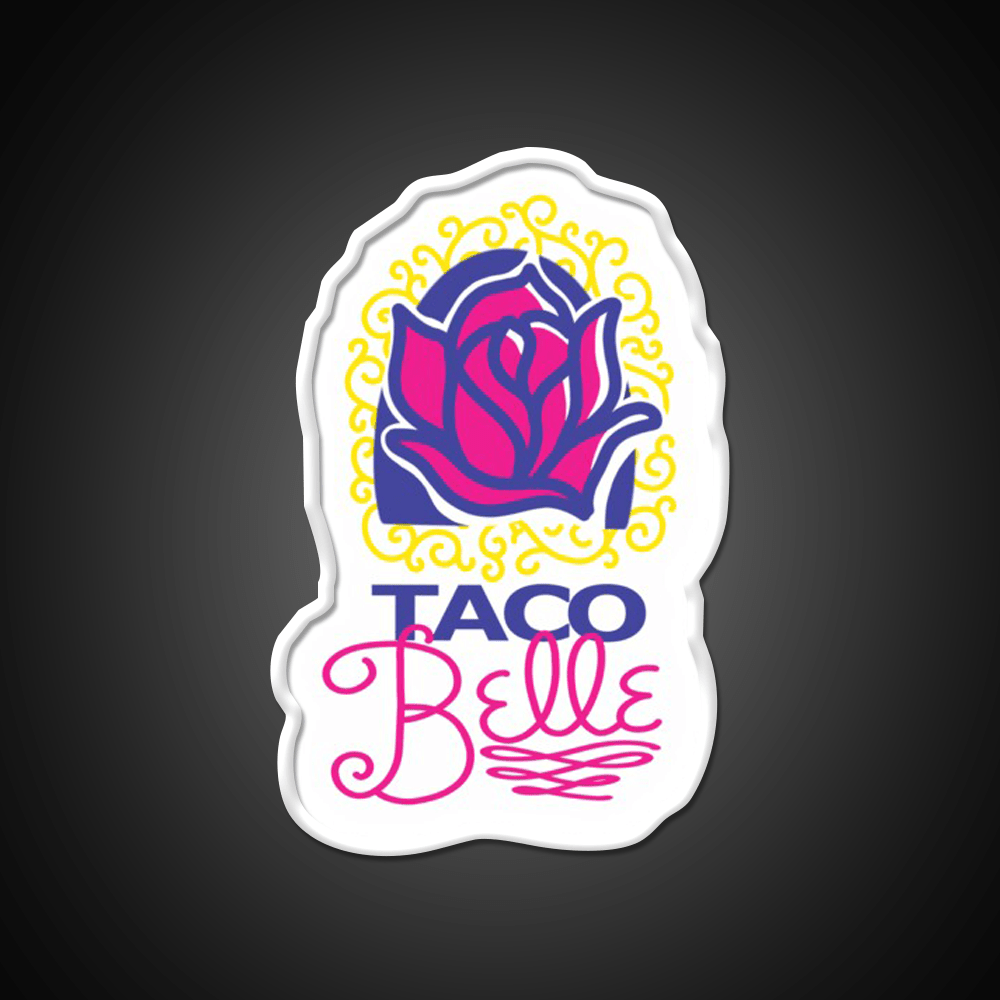 Taco Belle Fast Food Led Neon Sign For Burger Place Rgb Color - Shineneon