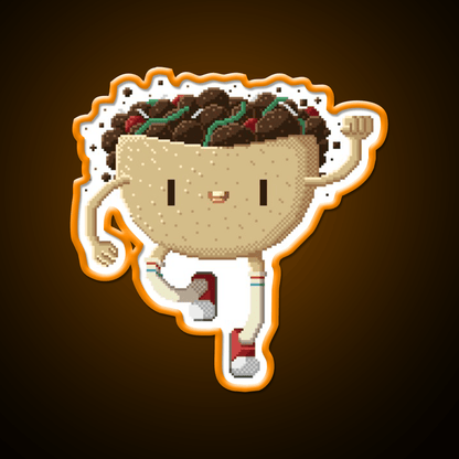 Taco Boy Taco Led Neon Sign Mexican Food Sign Rgb Color - Shineneon