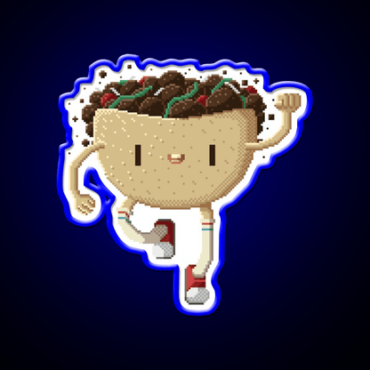 Taco Boy Taco Led Neon Sign Mexican Food Sign Rgb Color - Shineneon