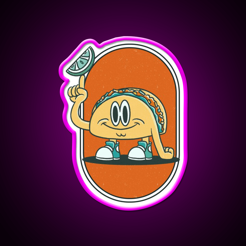 Taco Bro Taco Led Neon Sign Mexican Food Sign Rgb Color - Shineneon