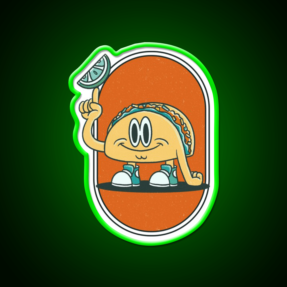 Taco Bro Taco Led Neon Sign Mexican Food Sign Rgb Color - Shineneon
