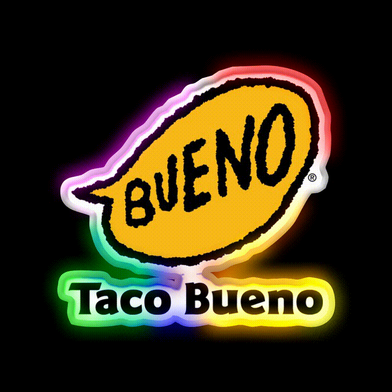 Taco Bueno Mexican Grill Fast Food Led Neon Sign For Burger Place Rgb Color