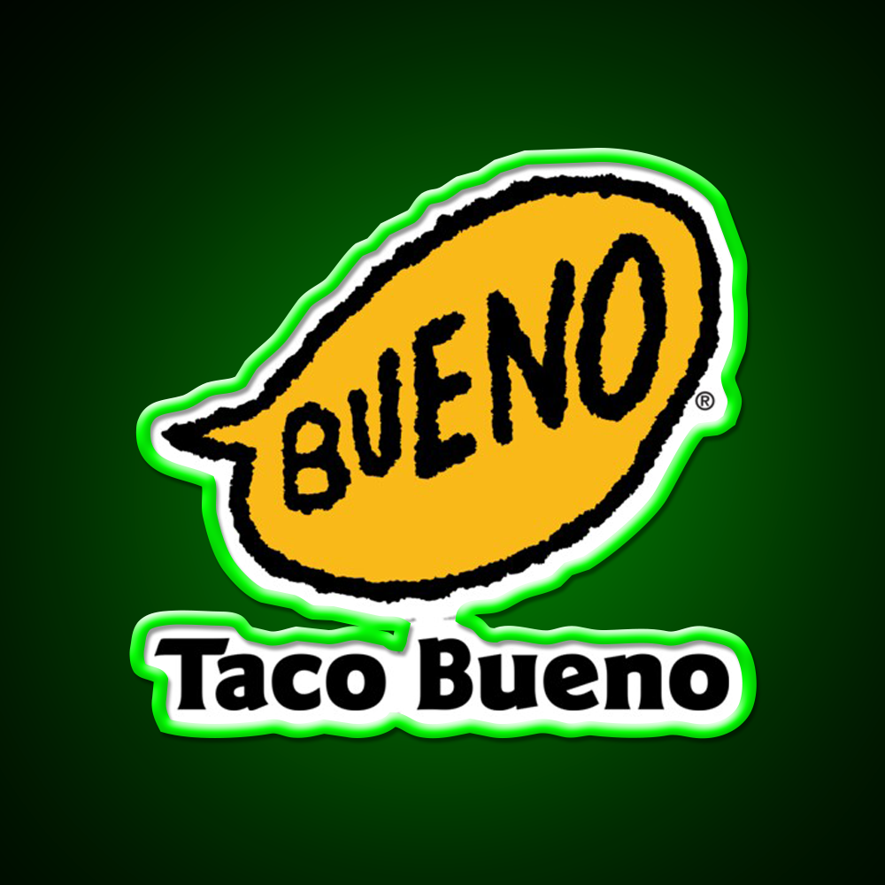 Taco Bueno Mexican Grill Fast Food Led Neon Sign For Burger Place Rgb Color