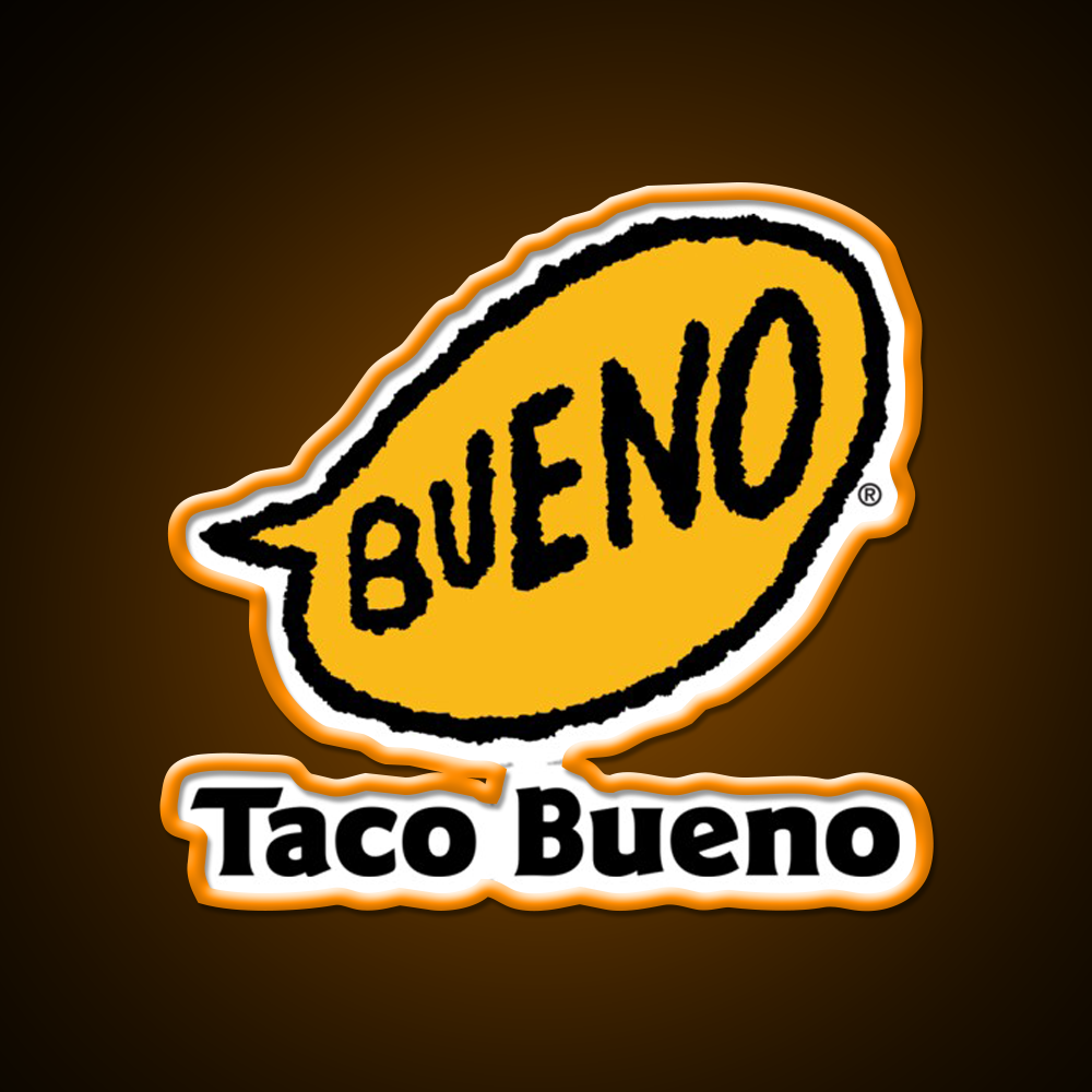 Taco Bueno Mexican Grill Fast Food Led Neon Sign For Burger Place Rgb Color