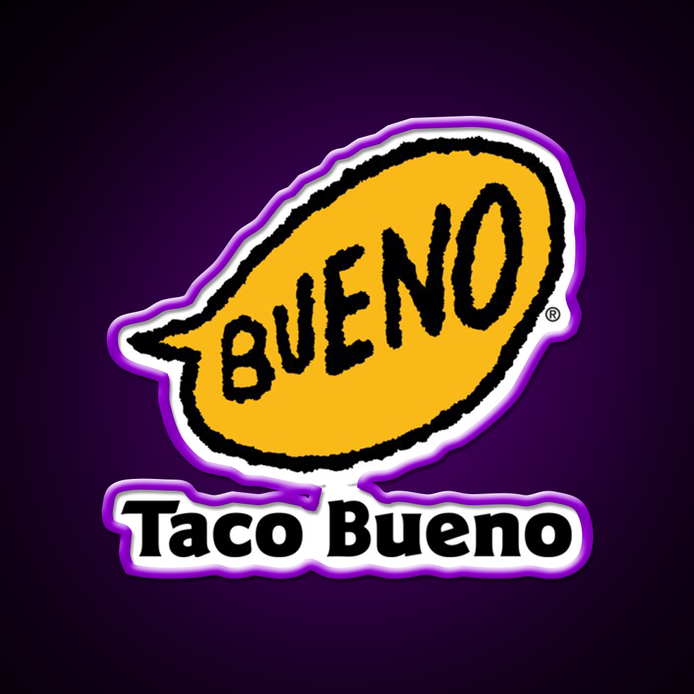 Taco Bueno Mexican Grill Fast Food Led Neon Sign For Burger Place Rgb Color