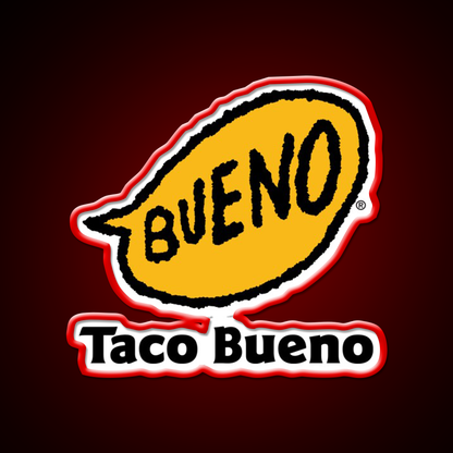 Taco Bueno Mexican Grill Fast Food Led Neon Sign For Burger Place Rgb Color