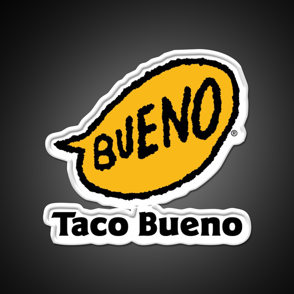 Taco Bueno Mexican Grill Fast Food Led Neon Sign For Burger Place Rgb Color