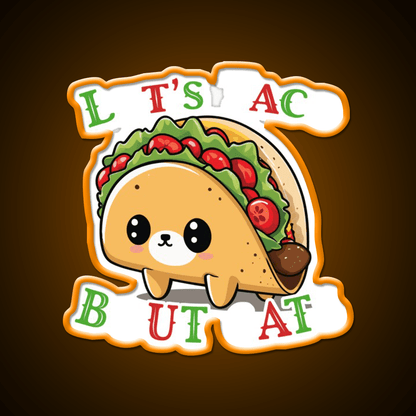 Taco Cat Saying Cinco De Mayo Fiesta Taco Led Neon Sign Rgb Color - Shineneon