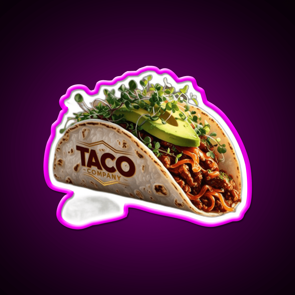 Taco Company Taco Led Neon Sign Mexican Food Sign Rgb Color - Shineneon
