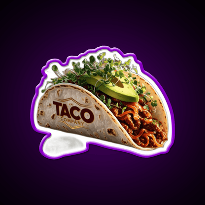 Taco Company Taco Led Neon Sign Mexican Food Sign Rgb Color - Shineneon
