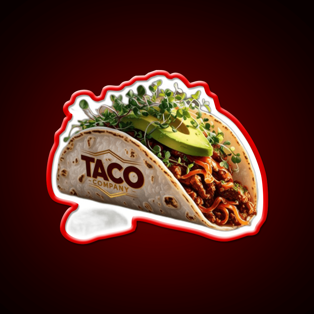 Taco Company Taco Led Neon Sign Mexican Food Sign Rgb Color - Shineneon