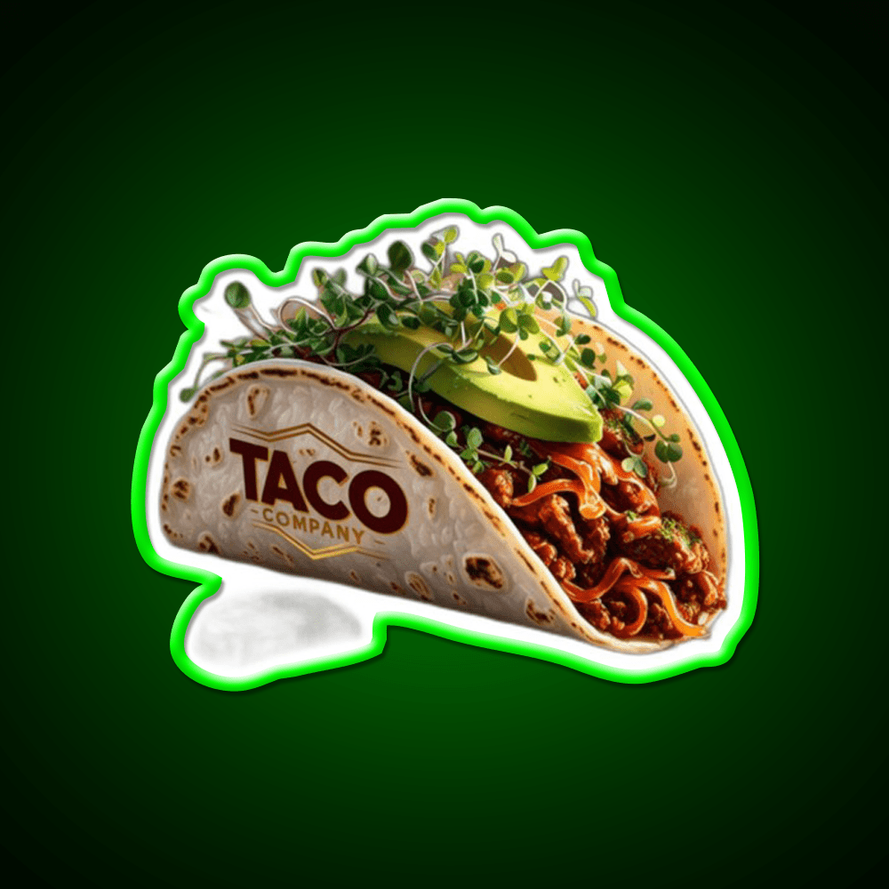 Taco Company Taco Led Neon Sign Mexican Food Sign Rgb Color - Shineneon