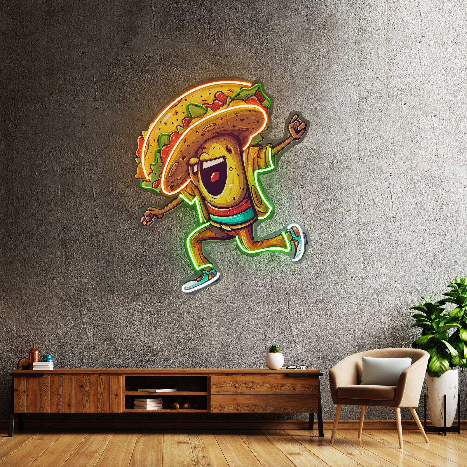 Taco Dancing Led Neon Sign Light Custom Led Signs - Shineneon