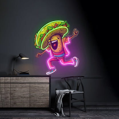 Taco Dancing Led Neon Sign Light Custom Led Signs - Shineneon