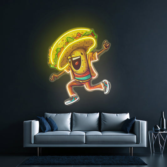 Taco Dancing Led Neon Sign Light Custom Led Signs