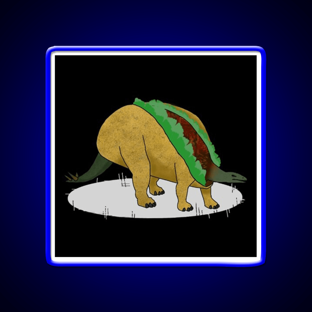 Taco Dinosaur Taco Led Neon Sign Mexican Food Sign Rgb Color - Shineneon