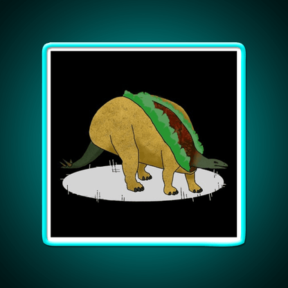 Taco Dinosaur Taco Led Neon Sign Mexican Food Sign Rgb Color - Shineneon