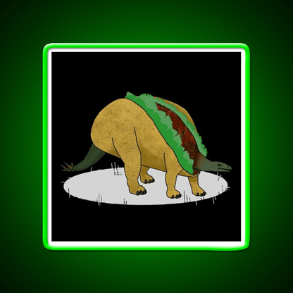 Taco Dinosaur Taco Led Neon Sign Mexican Food Sign Rgb Color - Shineneon