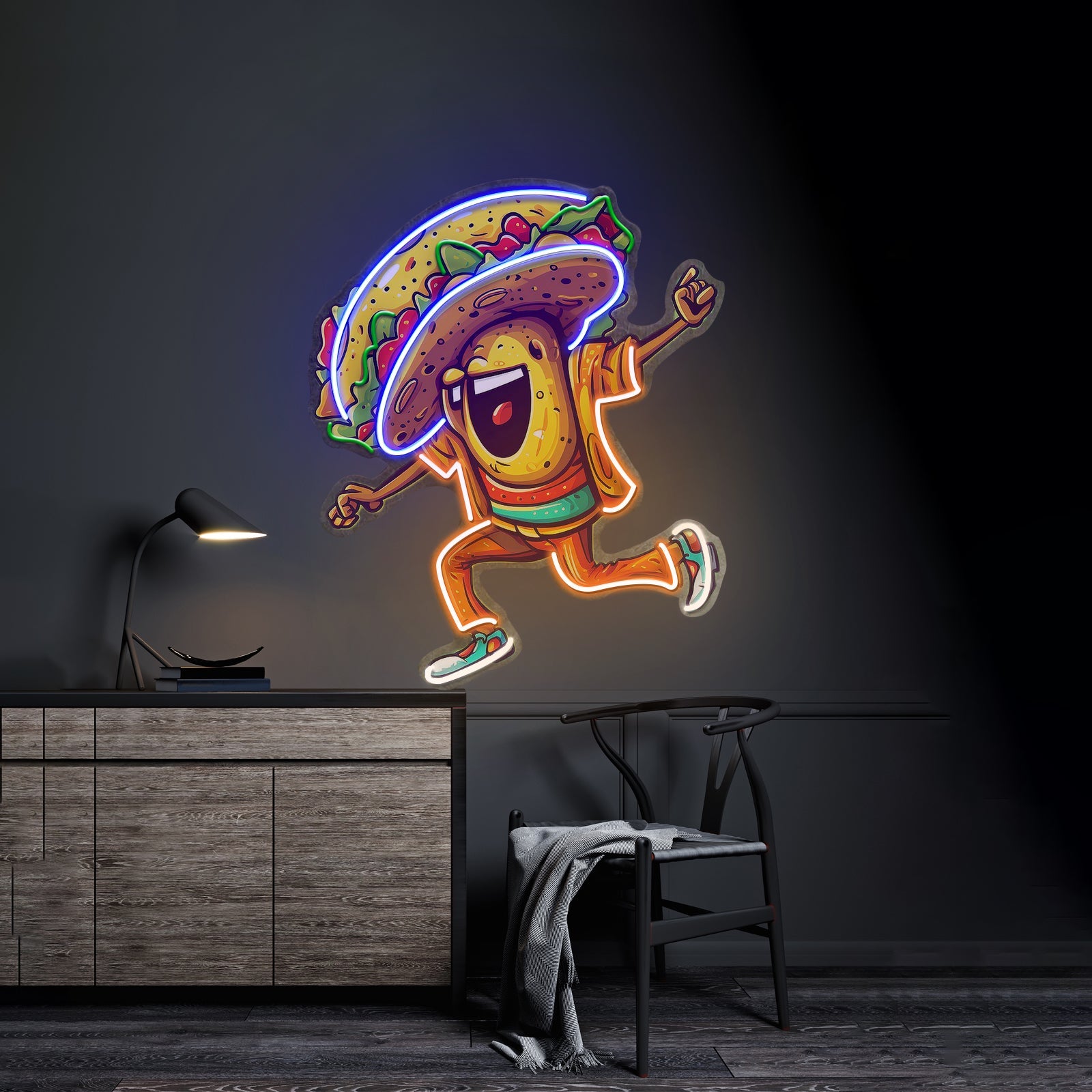 Taco Disco Dancing Led Neon Sign Light Custom Led Signs - Shineneon