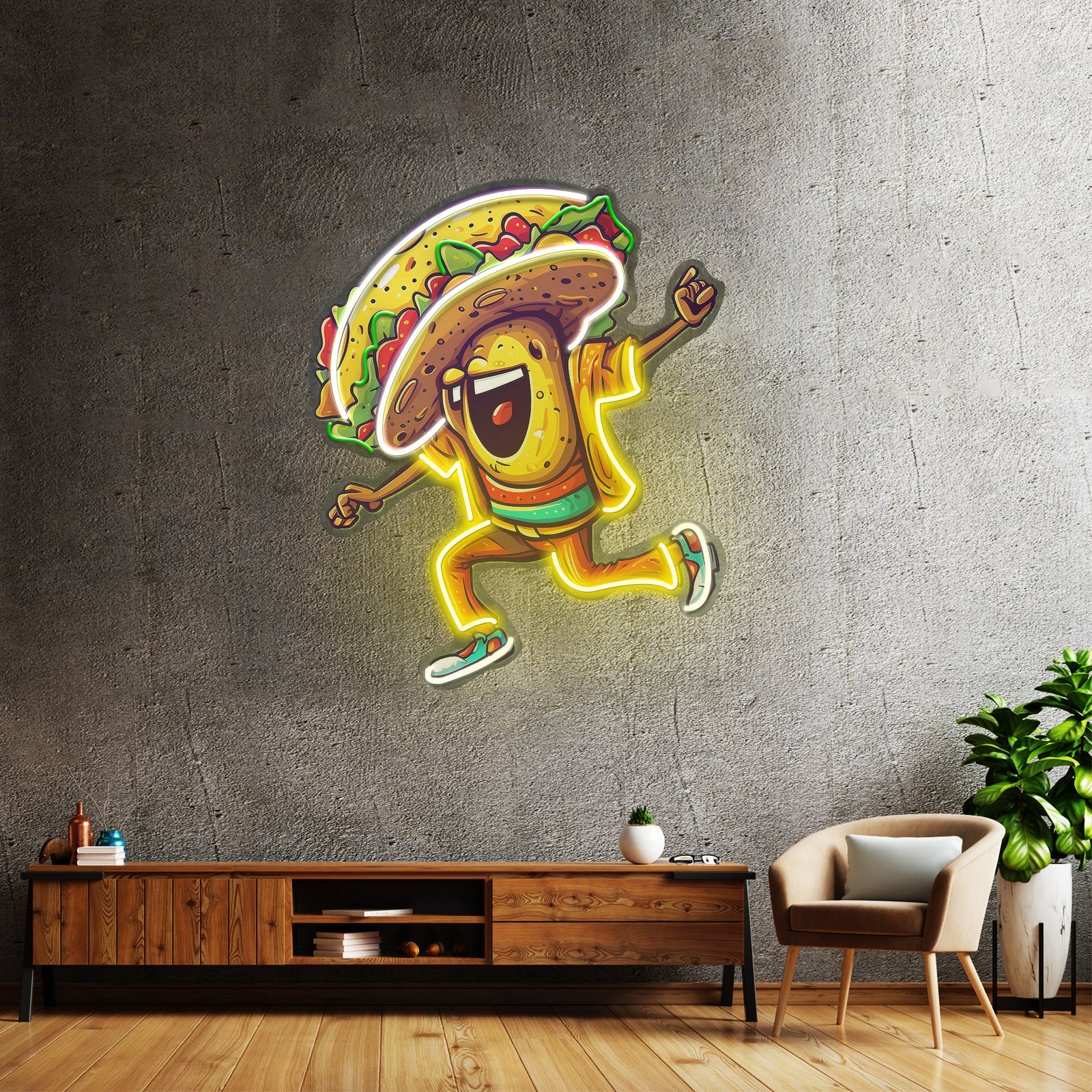 Taco Disco Dancing Led Neon Sign Light Custom Led Signs - Shineneon
