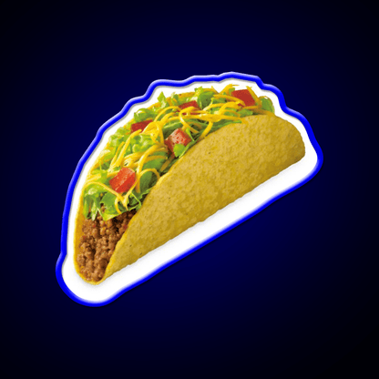 Taco Fast Food Led Neon Sign For Burger Place Rgb Color - Shineneon