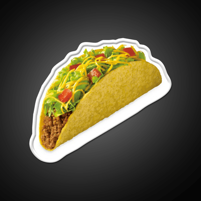 Taco Fast Food Led Neon Sign For Burger Place Rgb Color - Shineneon
