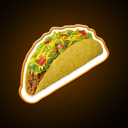 Taco Fast Food Led Neon Sign For Burger Place Rgb Color - Shineneon