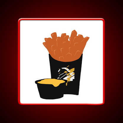 Taco Fries Fast Food Led Neon Sign For Burger Place Rgb Color - Shineneon