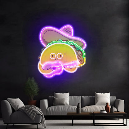 Taco Gentlemen Neon Acrylic Artwork - Shineneon